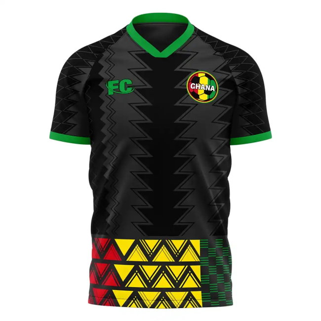 Ghana 2022-2023 Away Concept Football Kit (Fans Culture) (ESSIEN 8)-SoccerKits Hub | Buy Soccer Jerseys Online